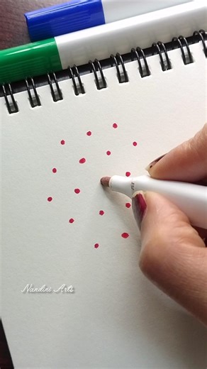 Easy Art Design for beginners ❤️☺️🪷