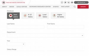 The Buckeye Institute Unveils Updated Salary Database