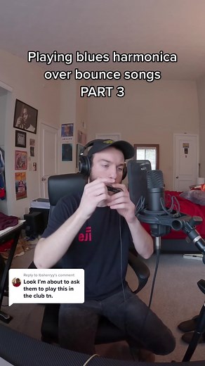 Playing Blues Harmonica Over Bounce Songs Part 3 | Monkey Pt. 2