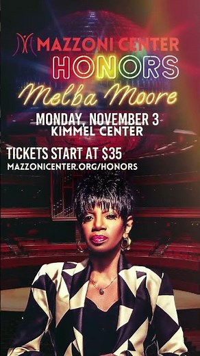 Joy Woods Joins us at Mazzoni Center Honors Melba Moore
