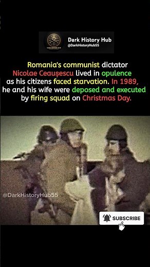 The Dictator Executed on Christmas Day | Nicolae Ceaușescu #shorts #history