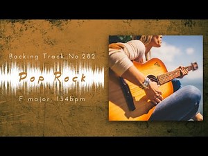Melodious Pop Rock Backing Track in F | BT-282