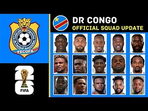 DR CONGO Squad FIFA World Cup 2026 Qualifiers March | DR Congo Squad