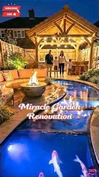 Backyard Paradise, Built From Scratch | Daily Renovations #backyard
