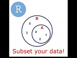 Subset your data in R!