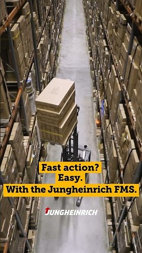 Jungheinrich FMS = Efficient work processes