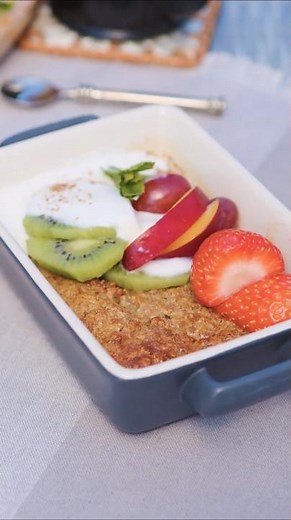 Slimming World baked oats recipe 🥣 - full diabetes friendly recipe in the description #slimmingworld