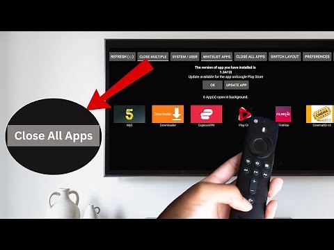 Close Background Apps on FireStick