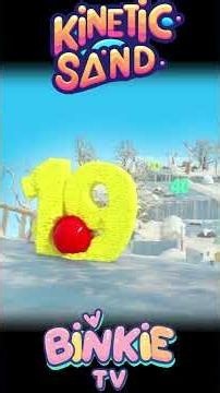 💯❄️ Learn Numbers 1–100 with Kinetic Sand and Bowling Ball | Binkie TV