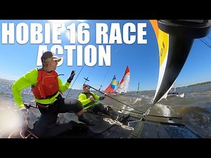 Hobiecat 16 racing ONBOARD Midwinters Regatta USA 2024