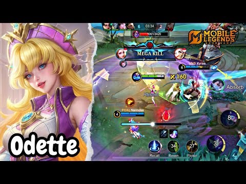 Odette Gameplay MLBB – Burst Mage Carry in Ranked