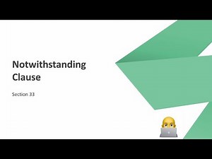 Episode 3 - Notwithstanding Clause