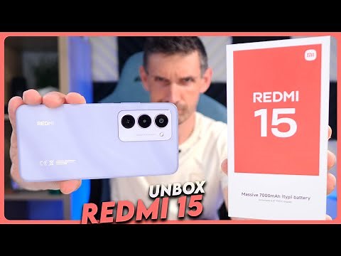REDMI 15 con 6GB y 7000mAh | Unboxing e IMPRESIONES ¿barato?
