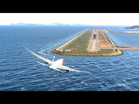Pilot Skill Tested! Norwegian Airways 787 Struggles Through Extreme Landing Crosswind Macau Airport