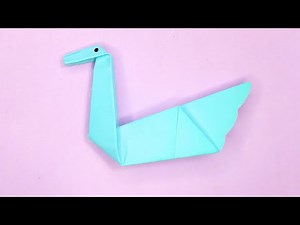 Origami Swan - Easy tutorial for beginners