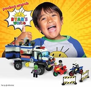 Ryan's World Deluxe Mobile Spy Station Buildable Brick Set