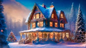 Ai Generated, House, Winter