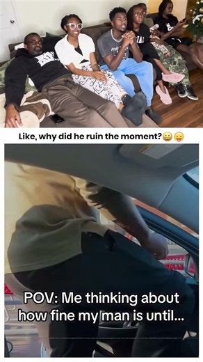 Like, why did he ruin the moment? 😆