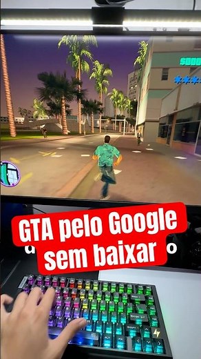 Website to play GTA directly from Google (browser)! #pcgaming #pcgamingtips