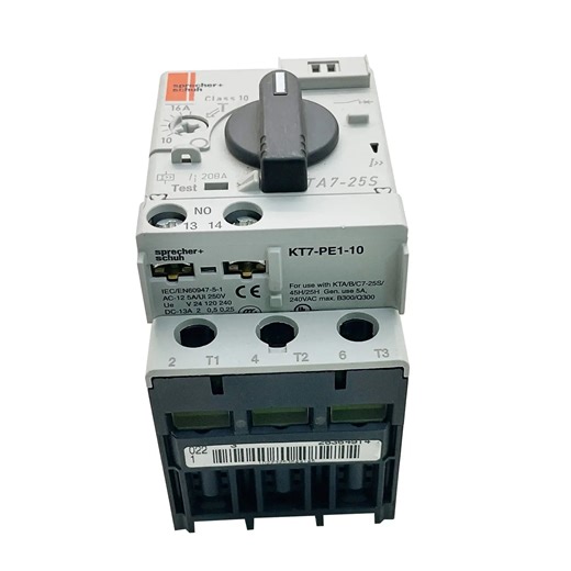 Sprecher + Schuh Manual Motor Controller 10-16A 3P KTA7-25S-16A