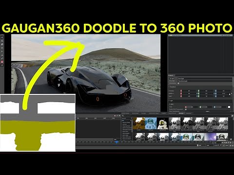 NVIDIA Gaugan360 Demo