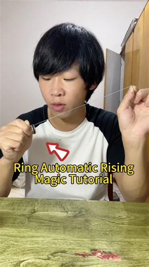 Ring Automatic Rising Magic Tutorial #magic #魔术教学 #magicteaching