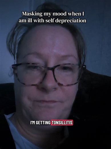 When you feel ill, self depreciation is the answer