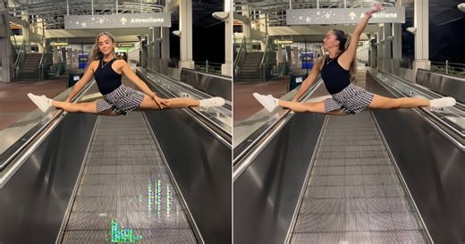 Not just anyone can! Cuban dancer stuns by demonstrating her flexibility on a treadmill