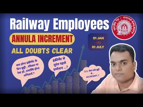 Railway Annual Increment Explained | 1 January or 1 July? All Doubts Cleared (Hindi)