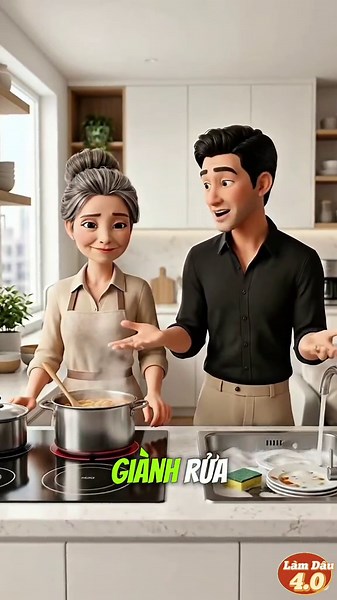 "Làm chồng khó lắm, đâu phải chuyện đùa!" 😜 Đứng giữa mẹ và vợ mà khô...