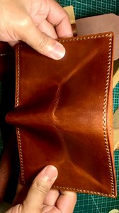 Vertical bi-fold wallet. ❤️ Handmade Hand stitched 💥 Edge mirror burnished ✨ Leather: full grain vegetable Tanned wax pull-up leather. ( Chestnut ) Dimensions of wallets (18.5×11.5×1.2) cm Specification : Two Cash chamber. & Four card slots. With two hidden slot To Order : Inbox us or call ￼⁨01837-552211⁩ It can be delivered all over Bangladesh. our All of goods are fully Handmade & hand stitched. You can pick leather & thread 🧵🪡 of your choice, from our list and we will make it for you,🤗 Ha