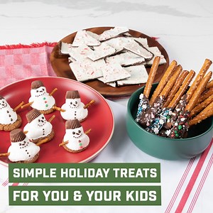 These holiday treats are cute, tasty, and best prepared with a tiny sous chef. Try making them with your little ones this holiday season! | Giant Food