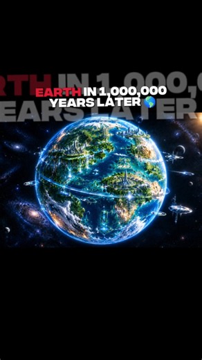🌍 Earth: 4.5 Billion Years Ago vs Today vs 1 Million Years in the Future 😳🌌