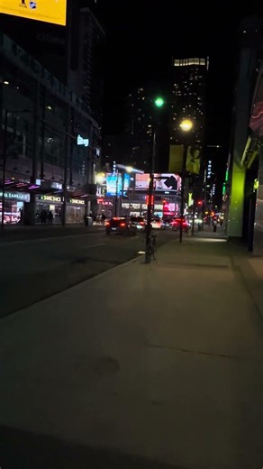 Toronto Life 🇨🇦 Late Night Walk Downtown | City Lights & Street Vibes#toronto #torontolife