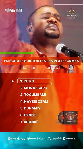 L’attente commence à toucher à sa fin… Voici enfin la tracklist version audio officielle de l’album EKKLESIA ✨ Un voyage spirituel, une rencontre avec Dieu à travers chaque son, chaque parole, chaque souffle d’adoration. Ekklesia n’est pas seulement un album… c’est un appel, une convocation divine pour tous ceux qui veulent expérimenter la présence réelle de Dieu. 🎶 Découvrez les chants qui composent cette œuvre inspirée : 1️⃣ Intro 2️⃣ Mon regard 3️⃣ Togumbami 4️⃣ Nayebi Ozali 5️⃣ Dunamis 6️⃣