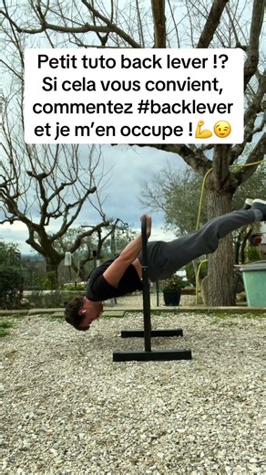 Aucun contenue payant ici !Juste de l’entraide 💪Petit tuto back lever !? #calisthenics