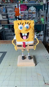 SpongeBob Made out of a sponge #art #artprocess #artist | Nick Douillard