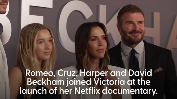 Victoria Beckham joined by family for world premiere of her new Netflix series