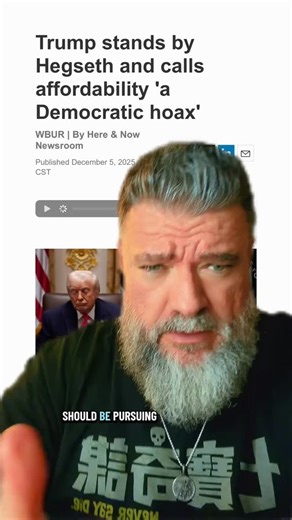 Michael McWhorter on Instagram: "Affordability, the Epstein files... Trump sure likes to campaign on democrats hoaxes"