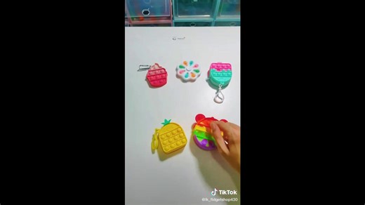 Cute Tiny Fidget Toys Colorfu