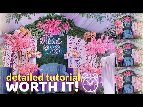 Birthday Decoration Ideas at Home | Easy Debut Decoration Ideas That You Need to Try