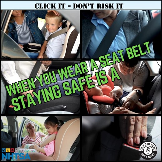 1.4K views · 14 reactions | Not buckling your seat belt can lead to consequences that go far beyond a ticket. #ClickItOrTicket California Office of Traffic Safety NHTSA | Placerville Police Department | Facebook