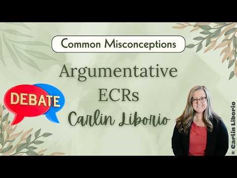 Argumentative ECRs - Common misconceptions on STAAR! (FREE Online Course)