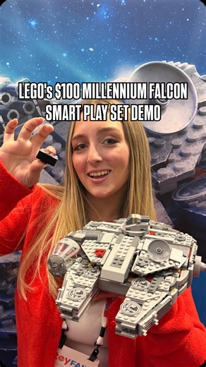 I got to go hands-on with the new LEGO Star Wars Millennium Falcon Smart Play expansion set (75426) that releases 3/1/26 for $99. It does *not* come with a Smart Brick, instead it's part of a collection called Smart Play Enabled, requiring you to bring a Smart Brick from another set. It does, however, come with four minifigures and four smart tags that you can see in action in this video. Seeing more of the Smart Brick in action, where do you stand on the whole concept of Smart Play 🤔 #legosmar