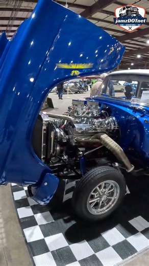 It's a 1955 Chevrolet 210 Dragster!