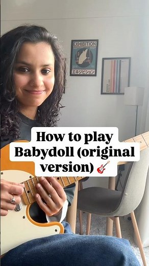 Babydoll Dominic Fike EASY Guitar Tutorial (ONLY 3 CHORDS) 🎸 #shorts