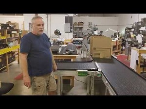 Modular Conveyor System with Traffic Cop Jam Preventing Merge