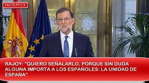 Rajoy ha dedicado menos de 10 segundos a hablar de las "medidas anticorrupción" al explicar en rueda de prensa su pacto con Albert Rivera, con el que busca seguir como presidente. Ha pasado inmediatamente a decir lo importante que es la unidad de España y, poco después, que ya era tarde, para ir terminando... | Jesús Cintora