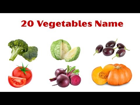 20 Vegetables Name with Pictures | 20 Common Vegetable Names | Vegetables for Kids