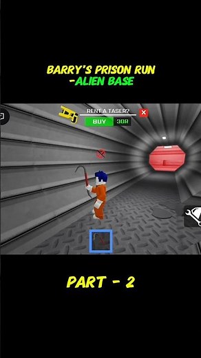 Barry's prison Run - Alien Base 👽 #roblox #robloxgameplay